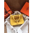 Replica Hermes Original Halzan mini bag H069523 yellow JH01424HV92