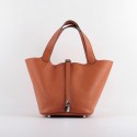 Replica Hermes Picotin 22cm Bags togo Leather 8616 orange JH01854qE46