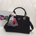 Replica Prada Calf leather bag 2024 black JH05420Oh34