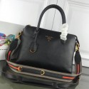 Replica Prada Calf Leather Bag Original Leather 1BA188 Black JH05515Hw86