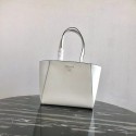 Replica Prada Embleme Saffiano leather bag 1BG288 white JH05128BL42