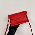 Replica Prada Saffiano leather mini-bag 1BP020 red JH05038lx86