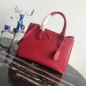 Replica Prada Saffiano original Leather Tote Bag 1BA1801 red JH05281vf92