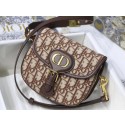 Replica SMALL DIOR BOBBY BAG Brown Dior Oblique Jacquard M9317U JH06879EX20