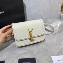 Replica SOLFERINO SMALL SATCHEL IN BOX SAINT LAURENT LEATHER 63430 white JH07740dA35