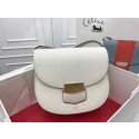 Replica Top Celine Compact Trotteur Cattle leather Mini Shoulder Bag 1268 cream JH06186Lo91