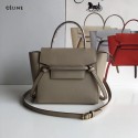 Replica Top Celine NANO BELT BAG IN GRAINED CALFSKIN 99970 Dark Brown JH05950kC46