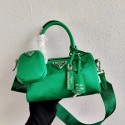 Replica Top Prada Re-Edition 2005 top-handle bag 1PR846 green JH05006Lo91