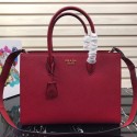 Replica Top Prada Saffiano Leather Tote Large 1BA153 red JH05360kC46