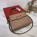 Replica VALENTINO Origianl leather Tote Bag V0025 Nude JH09645Hw86