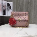 Replica VALENTINO Quilted leather shoulder bag A45276 pink JH09732eG43