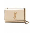 Replica Yves Saint Laurent Kate Small Sheepskin Shoulder Bag Y469390 Gold JH07845sU34