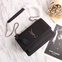 Replica Yves Saint Laurent Monogramme Cross-body Shoulder Bag 26606 Black JH08330dA35