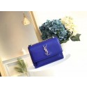 Replica Yves Saint Laurent Original Leatehr mini Shoulder Bag 8004 blue JH08271QT16