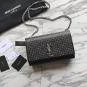 SAINT LAURENT Kate Monogram leather shoulder bag Y550245 black JH07957ui32