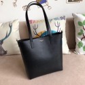 SAINT LAURENT leather tote 498612 black JH07982cJ39