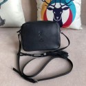 SAINT LAURENT Lou linen camera bag 97641 black JH07941cj58