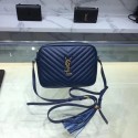 Saint Laurent Lou Medium Camera Bag 520534 blue JH08043Lg61