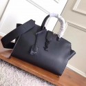 SAINT LAURENT Monogram Cabas small leather tote 3807 black JH08110MM62