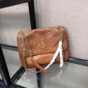 SAINT LAURENT Monogram Niki medium matte leather shoulder bag 2830 Camel JH08020RR94