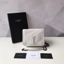 SAINT LAURENT Niki Mini leather shoulder bag 03743 white JH07864cm95