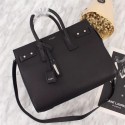 SAINT LAURENT Sac de Jour Slouch small grained leather 5711 black JH08098iR14