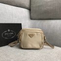 Top Copy Prada Nylon Shoulder Bag 82022 apricot JH05156po42