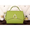 Top Hermes kelly 35CM stirrup top handle bag 30560 light green JH01751RL31