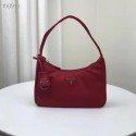 Top Imitation Prada Nylon tote bag 1NE515 red JH05178EE80