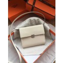 Top Knockoff Hermes Clutch Epsom calfskin cross-body bag H0589 white JH01459Pd13