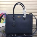 Top Knockoff Prada Saffiano Leather Tote Large 1BA153 dark blue JH05359Pd13