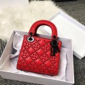 Top MINI LADY DIOR BAG CALFSKIN M0598S red JH07511GK50