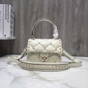 VALENTINO Candy quilted leather cross-body bag 0033 white JH09783ah31