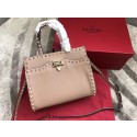 VALENTINO Candy Rockstud quilted leather shoulder bag 0650 apricot JH09846eq83