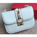 Valentino Garavani Small Chain Shoulder Bag Calfskin JW2B0312VIT Light Blue JH09840qa98