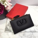 VALENTINO Origianl leather Card Holder 066 black JH09559cP55