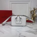 VALENTINO Origianl leather shoulder bag V0020 white JH09657Js85