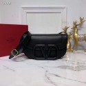 VALENTINO Origianl leather shoulder bag V0030A black JH09640dt49