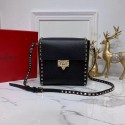 VALENTINO Origianl leather shoulder bag V0182 black JH09626cP15