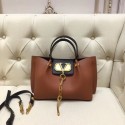 VALENTINO Origianl leather tote 2070 brown JH09610Js36