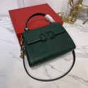 VALENTINO Origianl leather Tote Bag V0025 Blackish green JH09646WA48