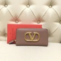 VALENTINO Origianl leather Zipped Wallet VG0088 pink JH09520VQ41