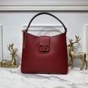 VALENTINO Origianl Palm Leather Bag V5002 Wine JH09664xL57