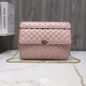 VALENTINO Quilted leather shoulder bag 96593 pink JH09731qT25