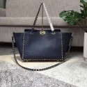 VALENTINO Rockstud large tote 0973 dark blue JH09752cJ39