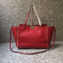 VALENTINO Rockstud large tote 0973 red JH09750SU58