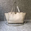 VALENTINO Rockstud large tote 0973 white JH09753Kt71