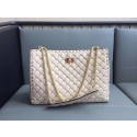 Valentino Starry Series Shopping Bag Original Sheepskin Leather 0346 off-white JH09819EW49