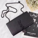 YSL medium kate satchel original Caviar leather 26702 black JH08174zm75