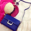 Yves Saint Laurent Classic Medium Lulu Bag 336066 Blue JH08363Ti34